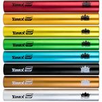 Crown Sporting Goods Standard Size Aluminum Track & Field Relay Batons-Set of 8 Assorted Colors