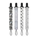 MEFESE 4pcs/Pack Baby Pacifier Clip