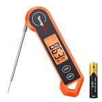ThermoPro TP19H Digital Meat Thermometer for Cooking with Ambidextrous Backlit and Motion Sensing Kitchen Cooking Food Thermometer for BBQ Grill Smoker Oil Fry Candy Instant Read Thermometer