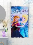 Athom Living Disney Anna & Elsa 350 GSM 100% Cotton Kids Bath Towel 60x120 cm