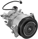 BDFHYK 157388 Air Conditioning A/C Compressor with Clutch Compatible with Jeep Compass Patriot 2009-2017 L4 2.0L 2.4L, Compatible with Dodge Caliber 2009-2012 L4 2.0L 2.4L