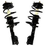 AutoShack Front Complete Struts Coil Springs Assembly Pair of 2 Driver and Passenger Side Replacement for 2006 2007 2008 2009 2010 2011 Hyundai Accent 2006-2011 Kia Rio 1.6L FWD CST1004063PR