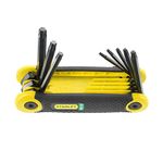 Stanley 269266 Folding Hex Key Set - Torx (8 Pieces)