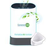 HealthyLine GeneratIon 50 Negative Ion Generator - Small Personal Air Ionizer with Highest (50 million negative ions/cc) Output - Ozone Free, Filterless Mobile Travel Purifier - Rechargeable