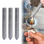 SWENLISH (Pack of-3)-Low Temperature Universal Welding Rods Easy Melt Metal Repair Electrodes for Aluminum, Steel, Cast Iron – Use with Lighter or Torch – Home DIY & Industrial Use