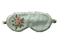 KANYOGA Cotton Eye Cover Mask Lavender Filled Eye Mask For Men Women (Green, 21 L X 9.5 W Cm, Pack Of 1)