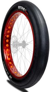 Fat Tire 26x4 for Bicycle, 60 TPI, Zero-Rolling Resistance, Folded Replacement Compatible with E-Bikes and Tricycles, Great Performance on Urban, Street, and Mountain. Puncture-Resistant Technology.