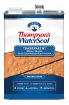 Thompson’s WaterSeal Transparent Waterproofing Wood Stain and Sealer, Natural Cedar, 1 Gallon