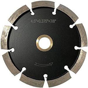 4.5" Diamond Crack Chaser Blades for Routing and Repairing Cracks in Concrete and Asphalt - 3/8" Width with a 7/8"-5/8" Non-Threaded Arbor