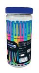 Classmate Octane Neon- 25 Blue Gel Pens | Smooth Writing Pens| Water-proof Ink For Smudge-free Writing| Preferred By Students For Exam & Class Notes| Study At Home Essential