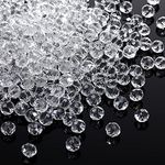 Hicarer 680 Pieces 8 Mm Crystal Faceted Glass Beads Transparent Rondelle Shape Glass Beads Clear Jewelry Making Glass Beads For Diy Jewelry Crafts Making