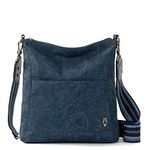 Sakroots Women's Lucia Crossbody in Repreve Eco-Twill, Indigo Spirit Desert, One Size