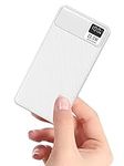 bodbod Portable Charger,Super Fast Charging Power Bank 10000mAh USB-C Battery Pack for iPhone Apple Cell Phone Android Mobile Powerbank Backpack for Charge Travel Must Have(White)