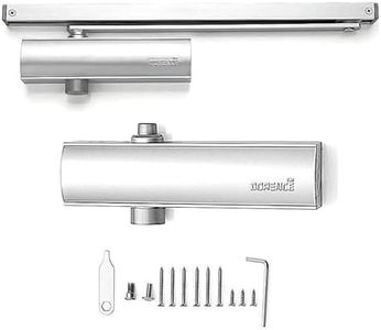 Modern Automatic Door Closer - Sexy and Slick Commercial Grade Hydraulic Operated - for Residential/Commercial Use (Heavy Duty with Hold Open Feature)