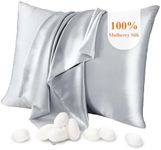 Jaciu 100% Pure Silk Pillowcase,21 