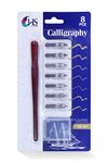 HAKIM'S Hs Calligraphy Pen Set (Calligraphy Dip Pen With 7 Nibs)|Assorted