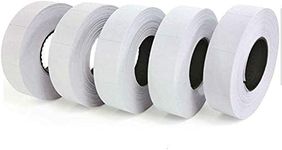 Price Labels, Price Tags Stickers, Price Gun Labels, Price Gun Stickers for Mx-5500,10 Rolls Label Paper 4000pcs (White)