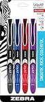 Zebra Pen Liquid Rollerball Pens, N