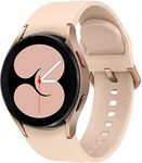 Samsung Galaxy Watch4 BT Round Bluetooth Smartwatch, Wear OS, Rotating Bezel, Fitness Watch, Fitness Tracker, 40 mm, Pink Gold (Clear Version)