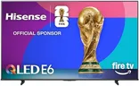 Hisense 65" E6 Cinema Series QLED 4K UHD Smart Fire TV (65E6QF, 2025 Model) - QLED, AI Light Sensor, Dolby Vision · Atmos, Voice Remote with Alexa, Motion Rate 120, HDR 10+ Adaptive, Game Mode Plus
