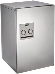 Panasonic CTNR4021RSC COMBO Delivery Box for Detached Houses, Middle Type, FR (Back-Out), Right Opening, Stainless Silver