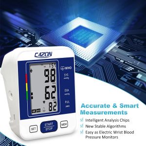 CAZON Blood Pressure Monitor with Large Cuff – Automatic Upper Arm