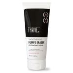 ThriveCo Smoothening Bumps Eraser Exfoliating Body Scrub For Bumpy & Dry Skin, Strawberry Legs, Keratosis Pilaris & Ingrown Hair | Glycolic Acid, Lactic Acid & Spirulina | For Men & Women | All Skin Types | 100ml