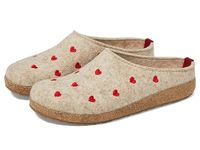 HAFLINGER Cuoricini Clog Slippers, Beige, 9 Women/7 Men