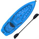 Lifetime Lotus Sit-On-Top Kayak with Paddle, Blue, 8-Feet