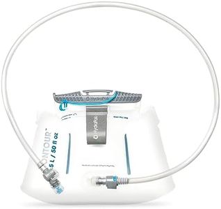 HydraPak Contour Lumbar 1.5L Hydration Reservoir/Water Bladder for Hip and Waist Packs - High-Flow Bite Valve, Leak Proof and Dishwasher Safe