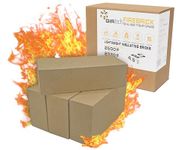 GIRtech Insa-4 Universal Heavy-Duty Fire Bricks - 2370F Pack of 4 - for Forge Kiln Fireplace Wood Stove - High Insulation Extra Low Thermal Conductivity, Durable &Lightweight - Industrial/DIY Projects