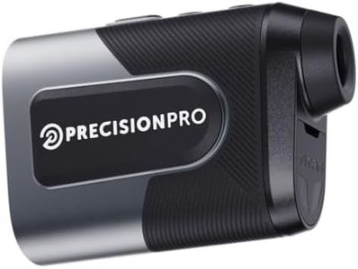 Precision Pro Titan Golf Rangefinder with Slope Switch - Premium Laser Golf Range Finder - Waterproof - Golf Cart Magnet, Slope, 6X, Flag Lock w Pulse, 900+ Yard Range Finder