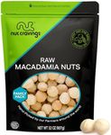 NUT CRAVINGS - Raw Macadamia Nuts, Unsalted, Shelled, Whole, (32oz - 2 LB) Bulk Nuts Packed Fresh in Resealable Bag - Kosher Healthy Snack, Natural Keto Vegan -