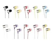 JustJamz Bulk Earbuds Jelly Matte | 10 Pack of Colorful in-Ear Earbuds | Stereo Sound & Silicone Earbud Tips | 3.5mm Stereo Multi-Color Bulk Earphones | for Schools, Kids, Classrooms & Libraries