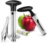 Zulay Pineapple Cutter and Corer with Triple Reinforced Stainless Steel and Premium Apple Corer Tool - Ultra Sharp, Stainless Steel, Serrated Blades for Easy Coring