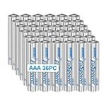 AAA Batteries 36 Pack 1.5V Alkaline Triple A Batteries 1200mAh AAA Battery Piles AAA for Remote Control Clocks Toys 10-Year Shelf Life