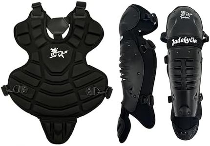 Jadekylin 12" Baseball Catcher Gear for Ages 5-8 (Black)