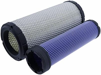 JEENDA Air Filter Set RE68048 RE68049 Compatible with John Deere Tractor 110 3120 3203 3320 3520 3720 4105 3720 5103 5105 5200 5203 5205 5210 5300 5036D Excavator 75C 80C 60D Mowers 3215B 3225B 3225C