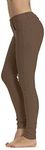 Prolific Health Women's Jean Look Jeggings Tights Yoga Many Colors Spandex Leggings Pants S-XXL (Medium, Camel)