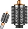 Grande brosse volumisante ronde améliorée pour accessoires pour Dyson pour Airwrap, brosse volumisante pour cheveux lisses, cheveux plats, doré