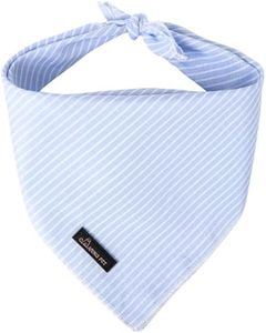 ARING PET Summer Dog Bandana-Cute Blue Dog Bandanas, Comfortable Pet Scarf Dogs Triangle Bibs for Small to Large Boy Girl Dogs and Cats