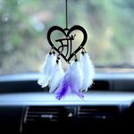 Niya Krafts Maa car Hanging, Dream Catcher for car, Car Mirror Hanging Accessories, Car Hanging Accessories Interior, Maa Hanging for car, Car Decoration Accessories - Maa - 1pcs