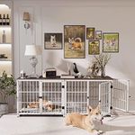 Heavy Duty Dog Crate Furniture: 72I