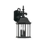 Designers Fountain 2981-BK 9-1/2 Cast Wall Lantern Devonshire by Designers Fountain