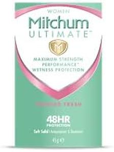 Mitchum Ultimate Women 48 Hr Protection Soft Solid Cream Stick Deodorant and Anti-Perspirant, Powder Fresh, 45 g (Pack of 1)