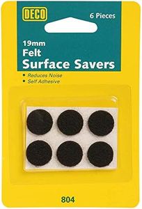 Deco 804 Felt Surface Savers, Pack of 6