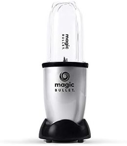 Magic Bullet To-Go Blender 200W, Silver, blender, that is light weight, compact, personal blender, ideal for Mixing, Whipping, Blending (MBR-0307)