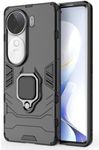 SPAZY CASE® iQOO Z9s 5G / Vivo V40e 5G Back Cover | Dual Layer Armor Defender Full Body Protective + PC Hybrid Kickstand Back Cover for iQOO Z9s 5G / Vivo V40e 5G