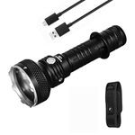 ACEBEAM L35 5000 Lumen LED Tactical Flashlight High Capacity USB-C Rechargeable 21700 Battery for Tactical, Hunting, Duty,Search and Outdoor Use