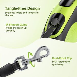 Pecute Retractable Dog Leash, 8m – Heavy Duty Pet Lead